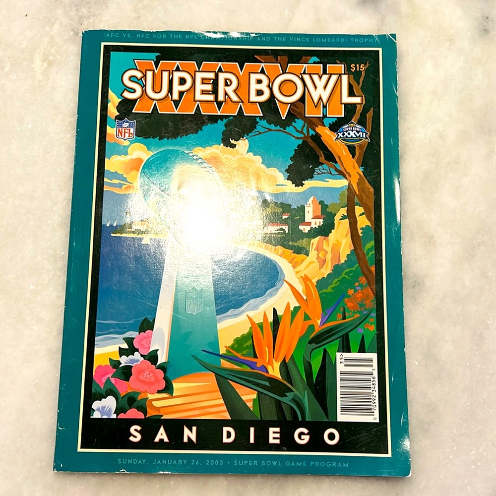 Super Bowl XXXVII Super Bowl Program 2003
